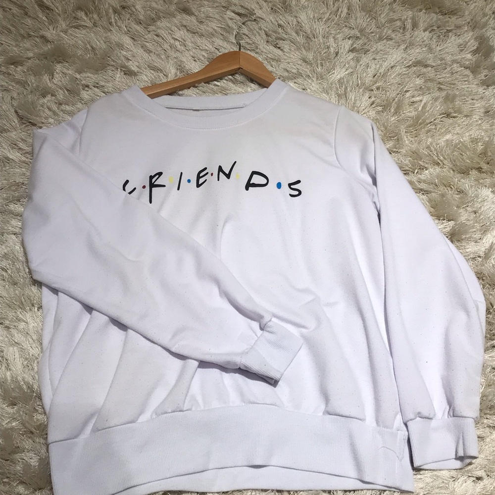 Friends sweatshirt in white
